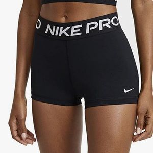 3in Nike Pro Black Shorts M